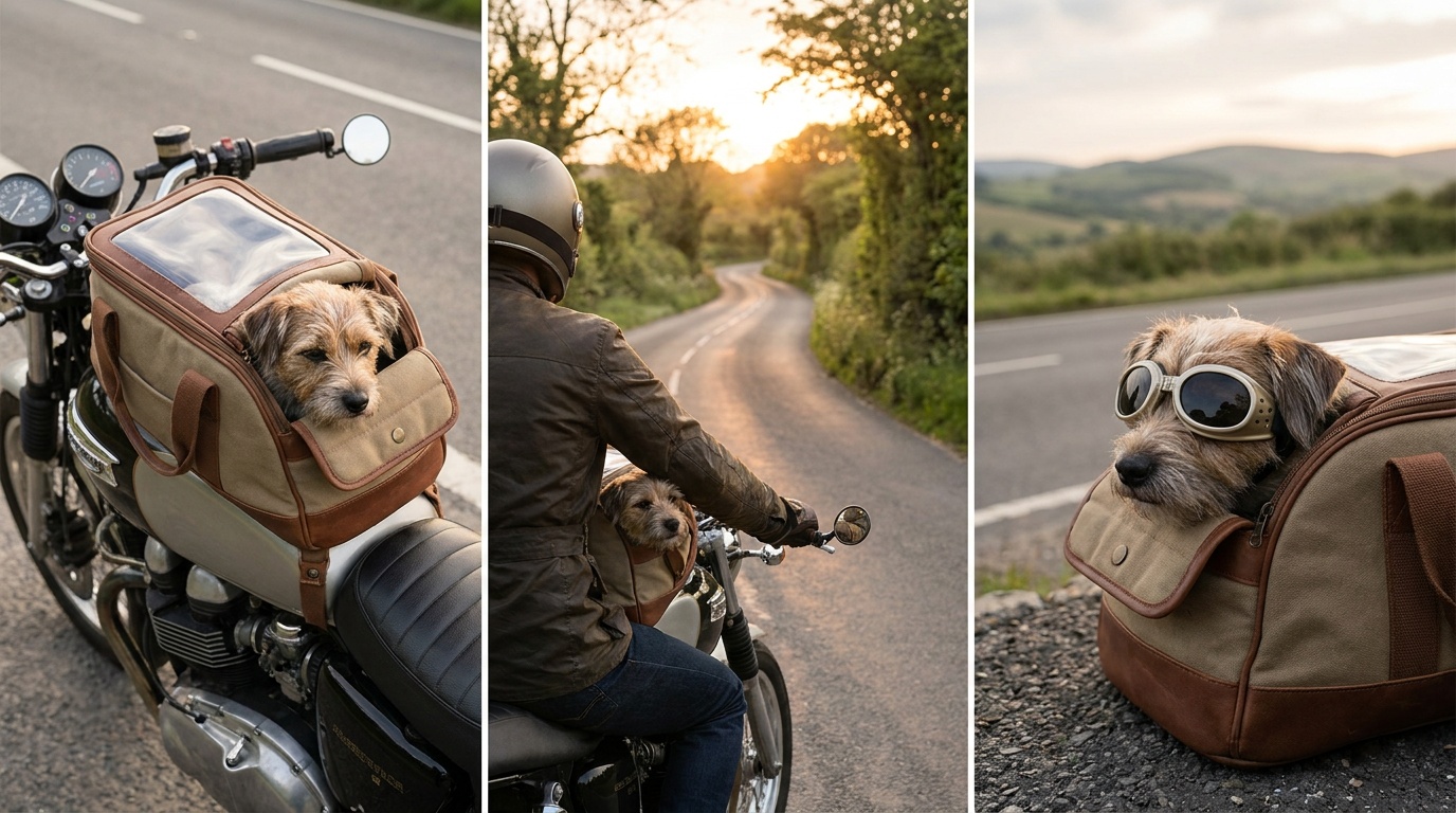 Sacoche moto pour chien : Guide essentiel pour transporter votre compagnon en toute sécurité