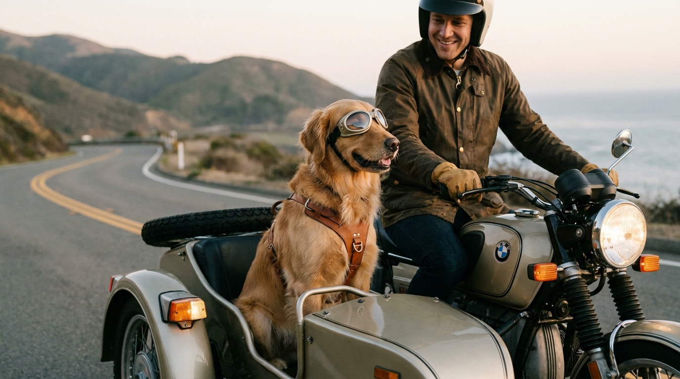 Chien sur moto : Conseils, équipements et astuces